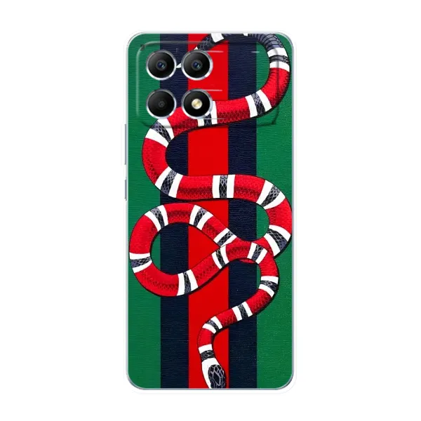Чехол с принтом «Gucci змия» для Xiaomi POCO F6