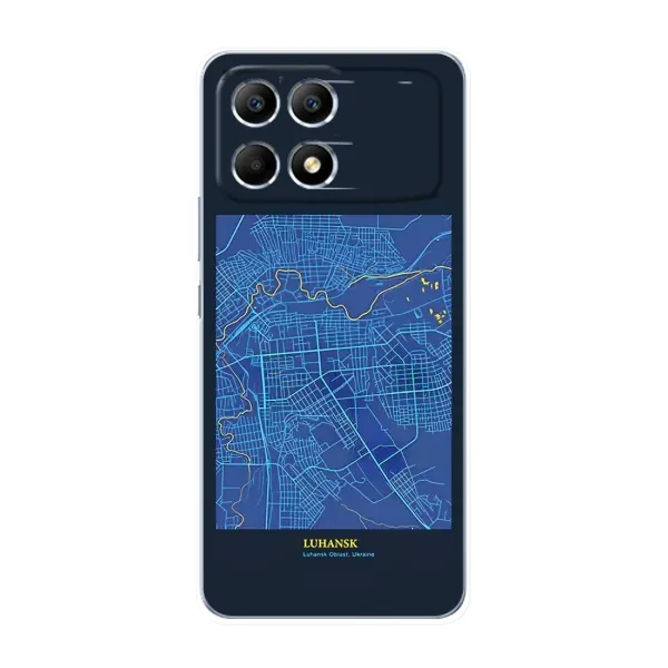 Чехол с принтом «Гуганск» для Xiaomi POCO F6