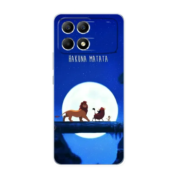 Чехол с принтом «Хакуна Матата» для Xiaomi POCO F6