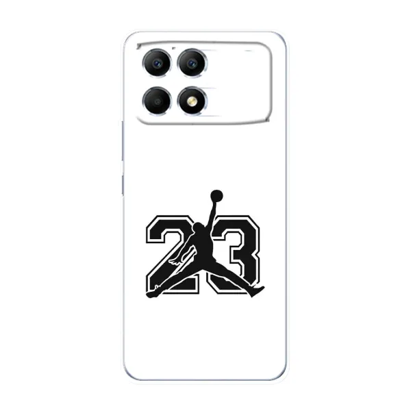 Чохол з принтом «Jordan 23» для Xiaomi POCO F6 Чохол з принтом «Jordan 23» для Xiaomi POCO F6