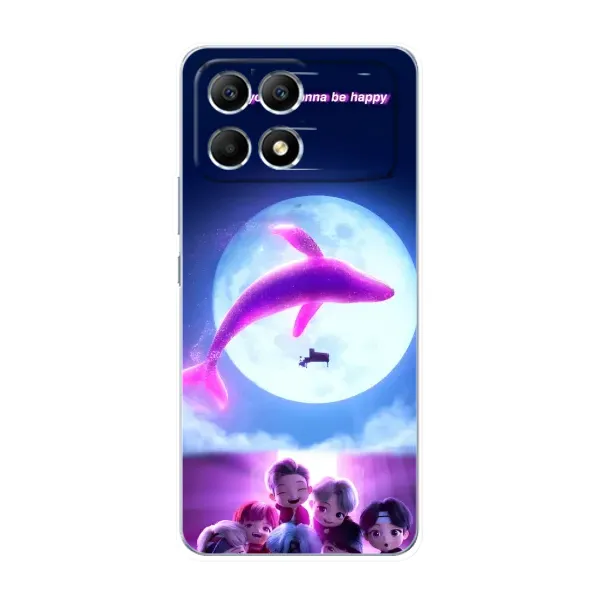 Чехол с принтом «КИТ BTS» для Xiaomi POCO F6