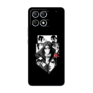 Чохли на тему: Ітачи Учіха для Xiaomi POCO F6 (AlphaPrint) (колаж Ітачі)