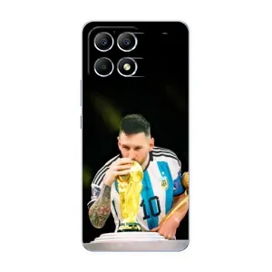 Чехлы для Xiaomi POCO F6 (Leo чемпион) (AlphaPrint) (Кубок Месси)