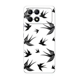 Чохол з пташками на Xiaomi POCO F6 (VPrint) (Ластівки)