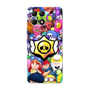 Чехол для Xiaomi POCO F6 Бравл Старс (VPrint) (Лого Brawl Stars)