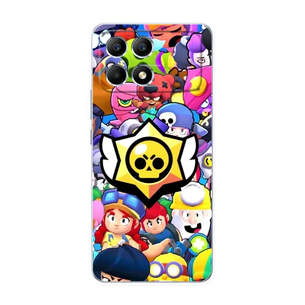 Чохол з принтом «Лого Brawl Stars» для Xiaomi POCO F6