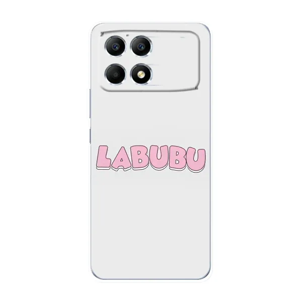 Чехол с принтом «Лого Лабубу» для Xiaomi POCO F6