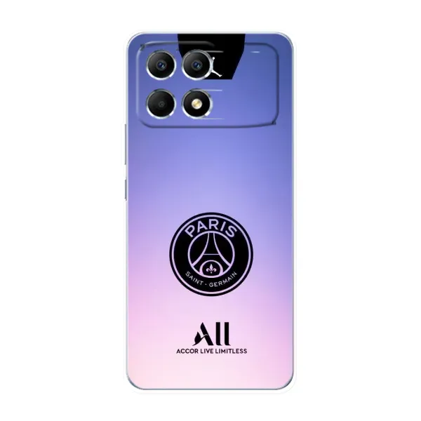 Чехол с принтом «лого PSG» для Xiaomi POCO F6 Чехол с принтом «лого PSG» для Xiaomi POCO F6