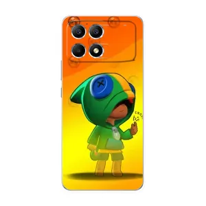 Чехол для Xiaomi POCO F6 Бравл Старс (VPrint) (Хлопчик Леон)