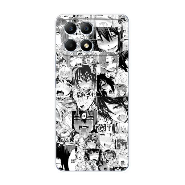 Чохол з принтом «Ahegao manga» для Xiaomi POCO F6