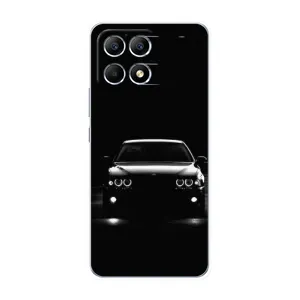 Чехол для ПОКО Ф6 - с принтом БМВ (AlphaPrint) (Машина BMW)