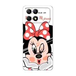 Міккі Маус чохол для Xiaomi POCO F6 (AlphaPrint - Мультяшні) (Маус Мінні)