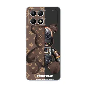 Круті Чохли Луі Віттон для Xiaomi POCO F6 (AlphaPrint) (Ведмідь Луі Вітон)