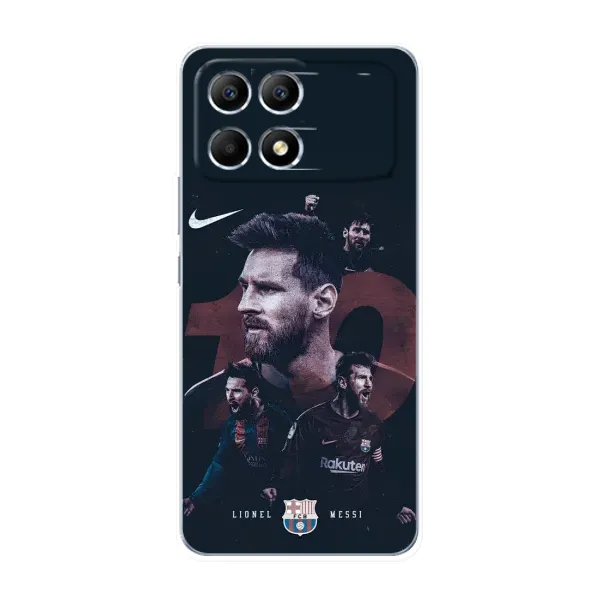 Чохол з принтом «Мессі 10» для Xiaomi POCO F6 Чохол з принтом «Мессі 10» для Xiaomi POCO F6