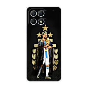 Чехлы для Xiaomi POCO F6 (Leo чемпион) (AlphaPrint) (Месси Король)