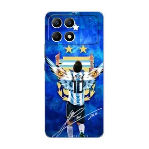 Чехлы для Xiaomi POCO F6 (Leo чемпион) (AlphaPrint) (Месси сборная)