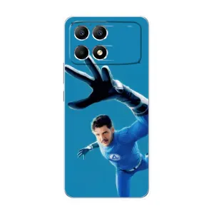 Чохол з принтом Фантастична четвірка для Xiaomi POCO F6 (Містер Фантастік супергерой)