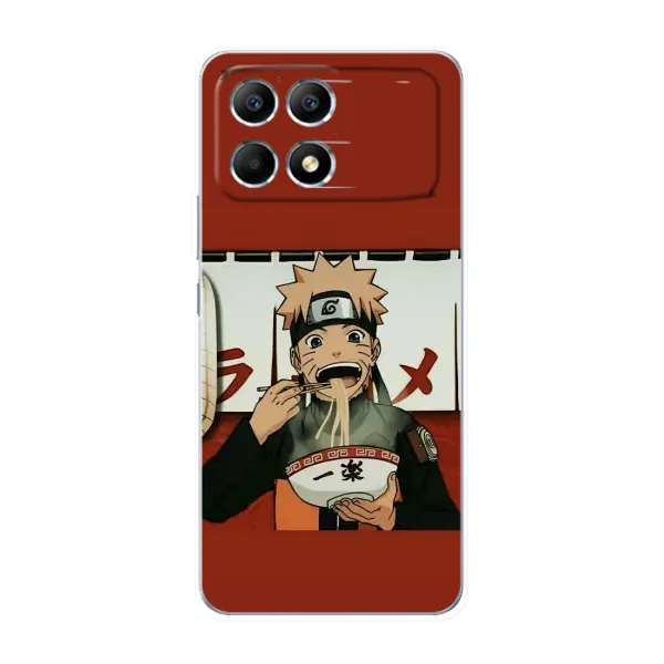 Чохол з принтом «Наруто с лапшой» для Xiaomi POCO F6