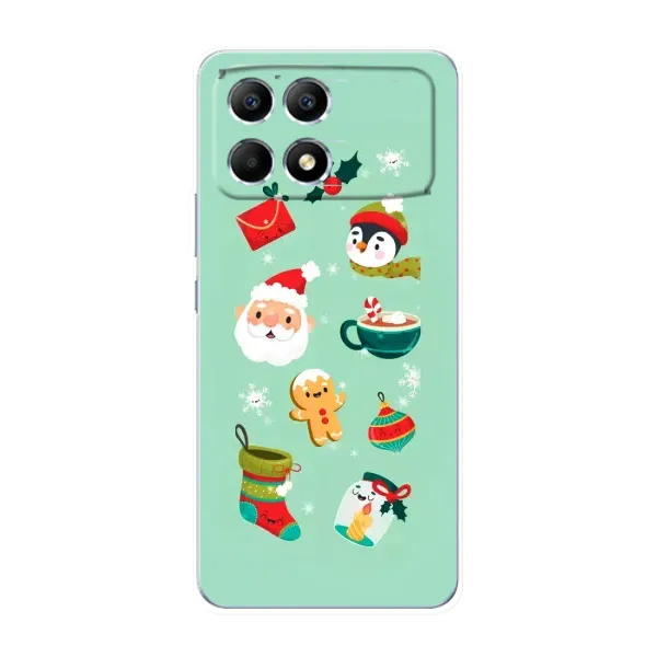 Чехол с принтом «Настроение НГ» для Xiaomi POCO F6