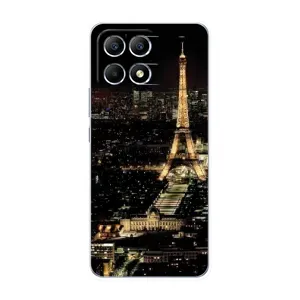 Чохол Ейфелева Вежа Xiaomi POCO F6 - (AlphaPrint) (Нічний Париж)