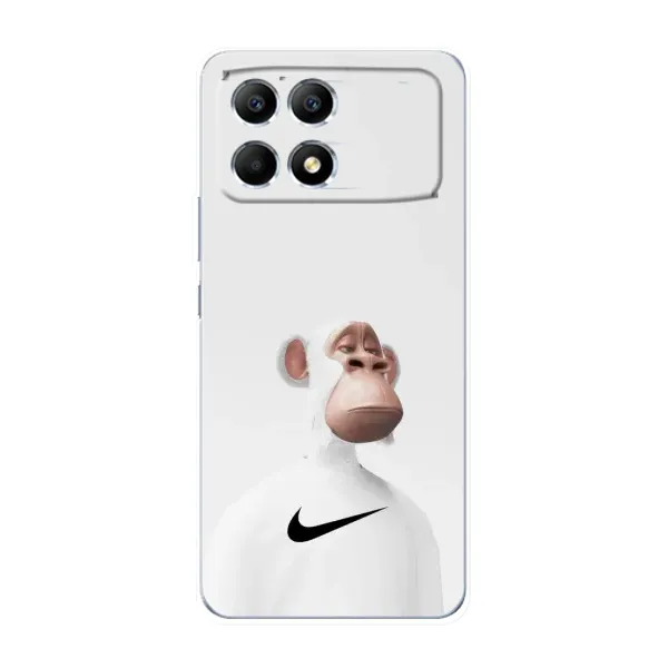 Чехол с принтом «обезьяна NFT Nike» для Xiaomi POCO F6 Чехол с принтом «обезьяна NFT Nike» для Xiaomi POCO F6