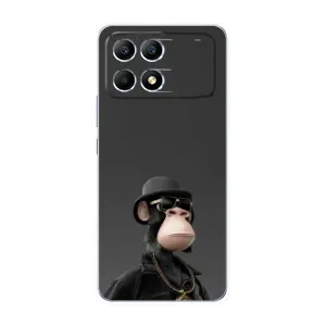 Чохли з Мавпами NFT для Xiaomi POCO F6 (AlphaPrint) (Мавпа NFT)