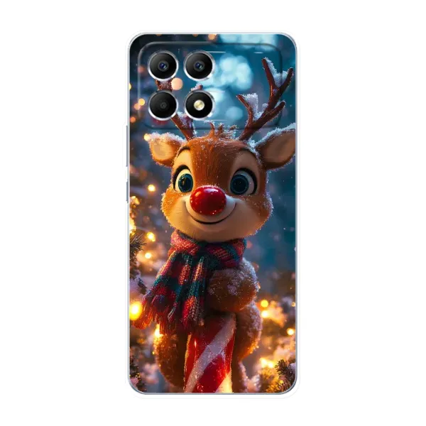 Чехол с принтом «Олень с шарфом» для Xiaomi POCO F6