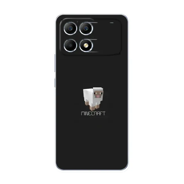 Чехол с принтом «Овечка Майнкрафт» для Xiaomi POCO F6 Чехол с принтом «Овечка Майнкрафт» для Xiaomi POCO F6