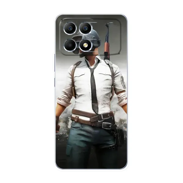 Чохол з принтом «Пабг мен» для Xiaomi POCO F6 Чохол з принтом «Пабг мен» для Xiaomi POCO F6