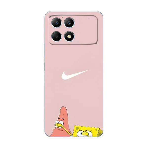 Чехол с принтом «Патрик и Губка» для Xiaomi POCO F6