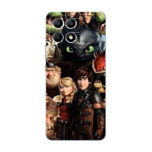 Чохол як приборкати дракона на Xiaomi POCO F6 (Персонажі дракона)