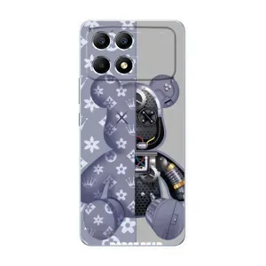 Круті Чохли Луі Віттон для Xiaomi POCO F6 (AlphaPrint) (Робот Медведик)