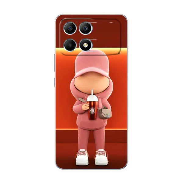 Чехол с принтом «С Кофе» для Xiaomi POCO F6