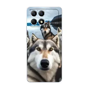 Чохол з Хаскі Xiaomi POCO F6 - (AlphaPrint) (Селфі Хаскі)