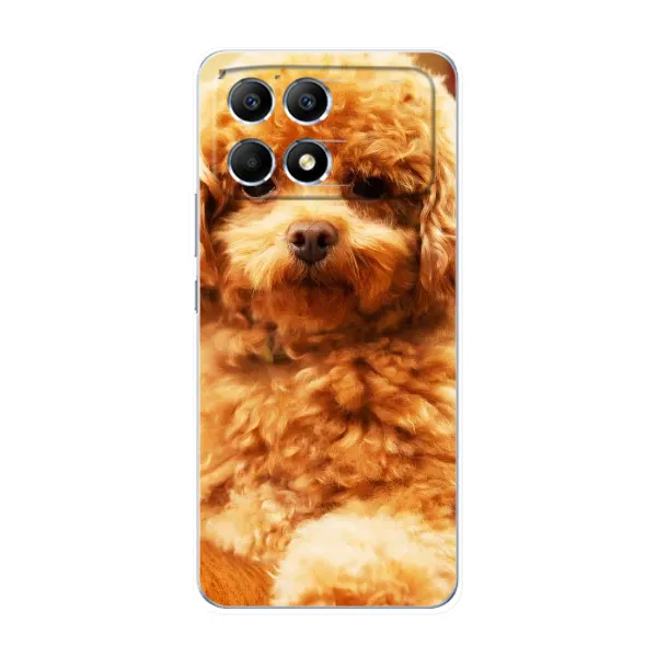 Чехол с принтом «Щенок Бишон» для Xiaomi POCO F6