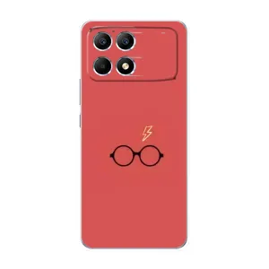 Чохли з Гаррі Поттером для Xiaomi POCO F6 (AlphaPrint) (шрам та окуляри)