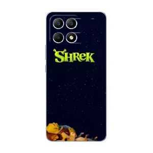 Чохол з мультфільмом Шрек на Xiaomi POCO F6 (Відпочиваючий Шрек)