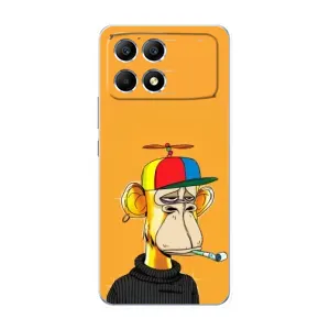 Чохли з Мавпами NFT для Xiaomi POCO F6 (AlphaPrint) (Нудна мавпа NFT)