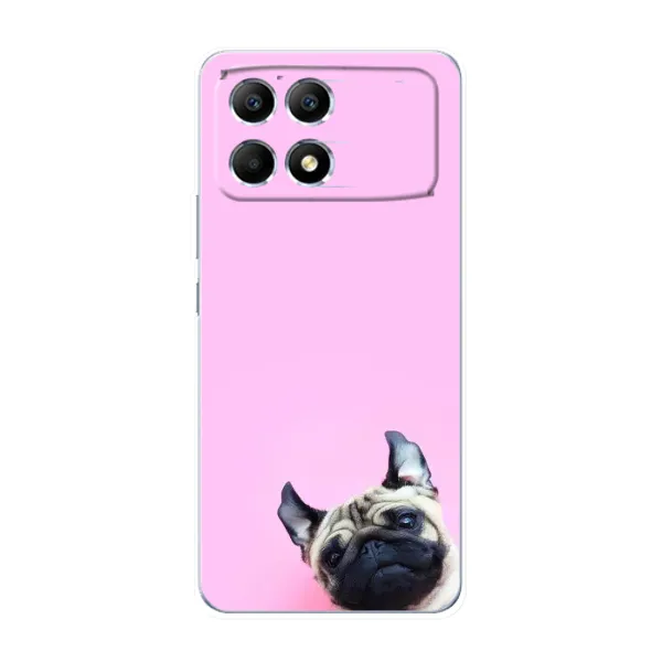 Чехол с принтом «Смешная собака» для Xiaomi POCO F6