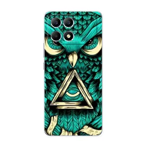 Чохол з пташками на Xiaomi POCO F6 (VPrint) (Сова з оком)