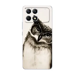 Чохол з пташками на Xiaomi POCO F6 (VPrint) (Сова)