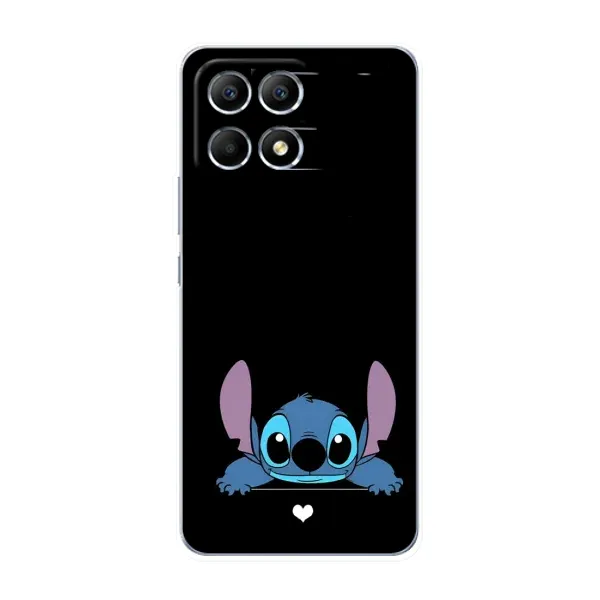 Чехол с принтом «Стич на черном» для Xiaomi POCO F6 Чехол с принтом «Стич на черном» для Xiaomi POCO F6
