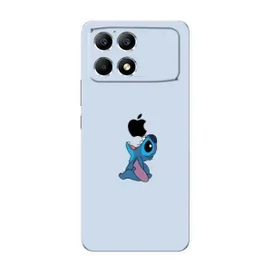 Чохол з принтом Стіч на Xiaomi POCO F6 (Stitch apple)