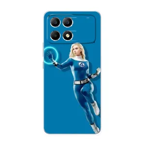 Чохол з принтом Фантастична четвірка для Xiaomi POCO F6 (Сью Сторм політ)