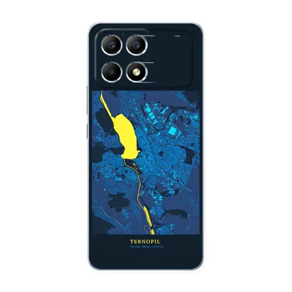 Чехол с принтом «Тернополь» для Xiaomi POCO F6