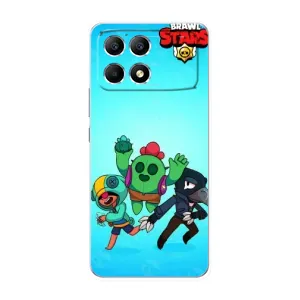 Чехлы Brawl Stars для Xiaomi POCO F6 (AlphaPrint) (Тріо героїв)