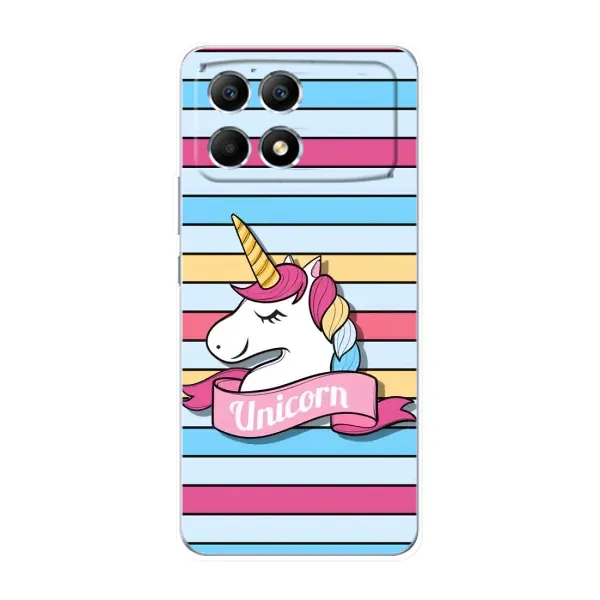 Чехол с принтом «Unicorn» для Xiaomi POCO F6 Чехол с принтом «Unicorn» для Xiaomi POCO F6