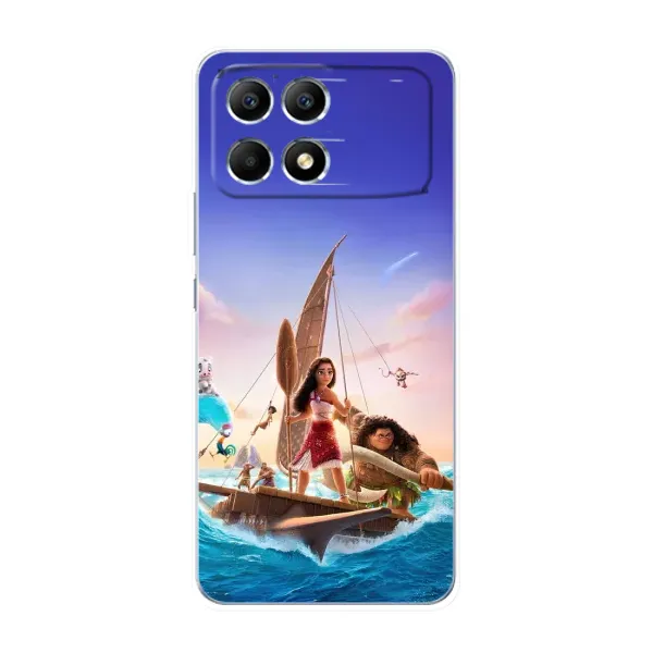 Чохол з принтом «Команда Ваяна Мауї» для Xiaomi POCO F6 Чохол з принтом «Команда Ваяна Мауї» для Xiaomi POCO F6