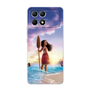 Чохол з мультфільмом Ваяна Xiaomi POCO F6 (Моана з веслом)