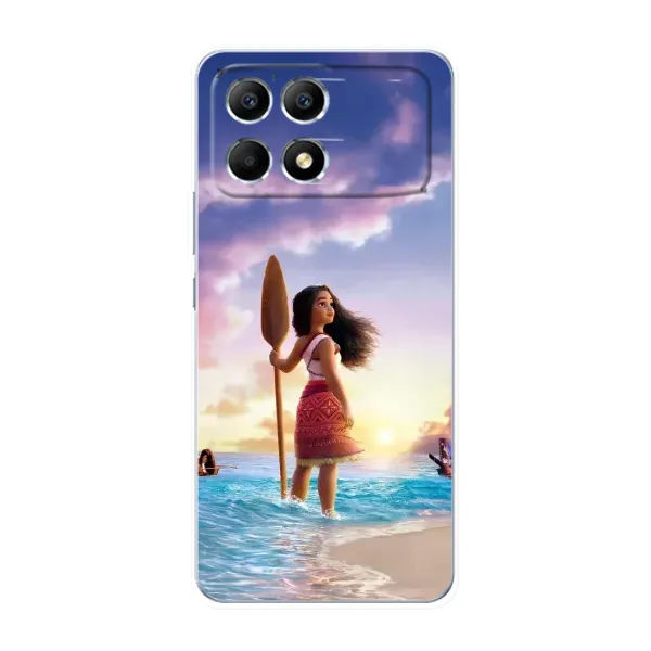 Чохол з принтом «Моана з веслом» для Xiaomi POCO F6 Чохол з принтом «Моана з веслом» для Xiaomi POCO F6